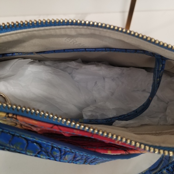 NWT BRAHMIN KATIE POPSICLE OMBRE MELBOURNE CROSSBODY & ADY WALLET - Picture 9 of 16